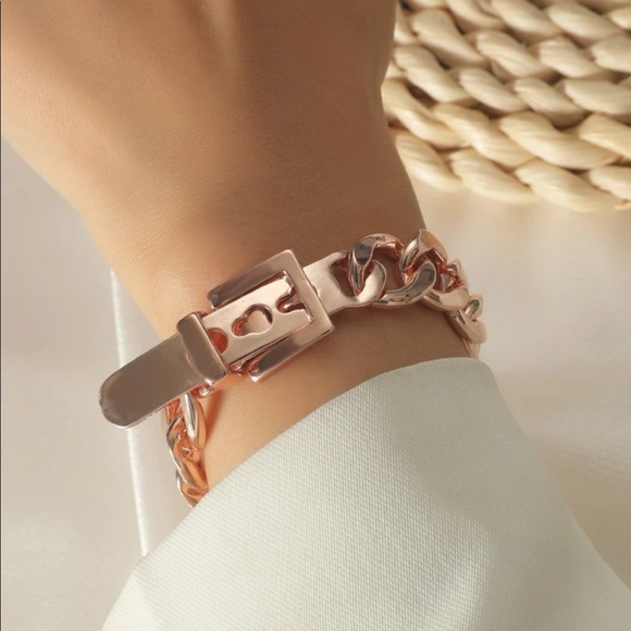 Jewelry - Belt bracelet rose gold chain jewelry